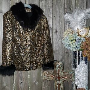 Cocktail GORGEOUS JACKET Fur Collar